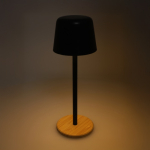 Lampe de table personnalisable avec 3 modes d’éclairage couleur noir troisième vue