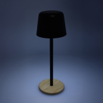 Lampe de table personnalisable avec 3 modes d’éclairage couleur noir septième vue