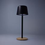 Lampe de table personnalisable avec 3 modes d’éclairage couleur noir huitième vue