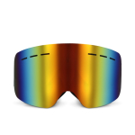 Lunettes de sport pour le ski et le snowboard avec sangle réglable couleur blanc troisième vue