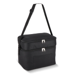 Sac isotherme à double compartiment et poche frontale 12 L couleur noir