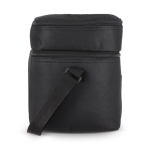 Sac isotherme à double compartiment et poche frontale 12 L couleur noir sixième vue