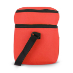 Sac isotherme à double compartiment et poche frontale 12 L couleur rouge sixième vue