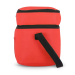 Sac isotherme à double compartiment et poche frontale 12 L couleur rouge septième vue