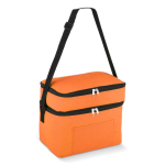 Sac isotherme à double compartiment et poche frontale 12 L couleur orange