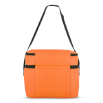 Sac isotherme à double compartiment et poche frontale 12 L couleur orange cinquième vue