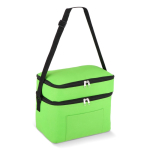 Sac isotherme à double compartiment et poche frontale 12 L couleur vert lime