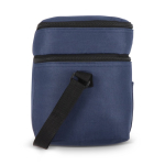 Sac isotherme à double compartiment et poche frontale 12 L couleur bleu foncé sixième vue