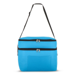 Sac isotherme à double compartiment et poche frontale 12 L couleur bleu ciel quatrière vue