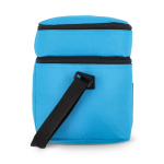 Sac isotherme à double compartiment et poche frontale 12 L couleur bleu ciel sixième vue