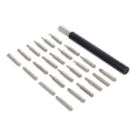 Kit d’outils de précision pour réparer les appareils électroniques couleur gris quatrière vue