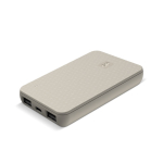 Batterie externe pour charger 3 appareils simultanément 5 000 mAh couleur beige