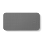 Batterie externe pour charger 3 appareils simultanément 10 000 mAh couleur noir deuxième vue