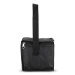 Sac isotherme avec doublure intérieure en aluminium pour 6 canettes couleur noir cinquième vue