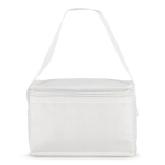 Sac isotherme avec doublure intérieure en aluminium pour 6 canettes couleur blanc troisième vue