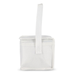Sac isotherme avec doublure intérieure en aluminium pour 6 canettes couleur blanc sixième vue