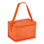Sac isotherme avec doublure intérieure en aluminium pour 6 canettes couleur orange