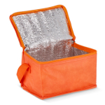 Sac isotherme avec doublure intérieure en aluminium pour 6 canettes couleur orange deuxième vue