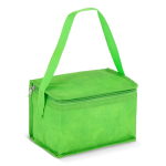 Sac isotherme avec doublure intérieure en aluminium pour 6 canettes couleur vert lime