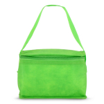 Sac isotherme avec doublure intérieure en aluminium pour 6 canettes couleur vert lime troisième vue