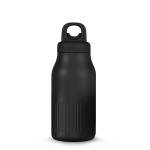 Gourde isotherme en inox recyclé avec bouchon à clic 500 ml couleur noir
