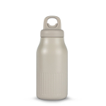 Gourde isotherme en inox recyclé avec bouchon à clic 500 ml couleur beige