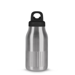 Gourde isotherme en inox recyclé avec bouchon à clic 500 ml couleur argenté