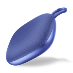 Haut-parleur portable multicolore avec anse de transport 5 W couleur bleu deuxième vue