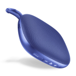 Haut-parleur portable multicolore avec anse de transport 5 W couleur bleu troisième vue