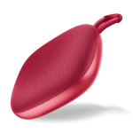 Haut-parleur portable multicolore avec anse de transport 5 W couleur rouge deuxième vue