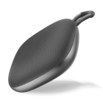 Haut-parleur portable multicolore avec anse de transport 5 W couleur gris foncé deuxième vue