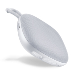 Haut-parleur portable multicolore avec anse de transport 5 W couleur gris clair troisième vue
