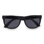 Lunettes de soleil multicolores avec verres noirs UV400 couleur noir deuxième vue