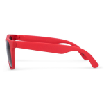 Lunettes de soleil multicolores avec verres noirs UV400 couleur rouge quatrière vue