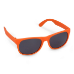 Lunettes de soleil multicolores avec verres noirs UV400 couleur orange