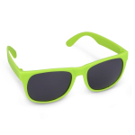 Lunettes de soleil multicolores avec verres noirs UV400 couleur vert lime