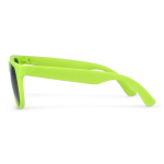 Lunettes de soleil multicolores avec verres noirs UV400 couleur vert lime quatrière vue