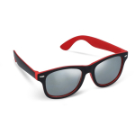 Lunettes de soleil bicolores avec verres polarisés UV400 couleur rouge
