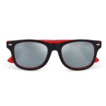 Lunettes de soleil bicolores avec verres polarisés UV400 couleur rouge deuxième vue