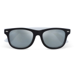 Lunettes de soleil bicolores avec verres polarisés UV400 couleur blanc deuxième vue