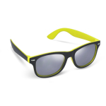 Lunettes de soleil bicolores avec verres polarisés UV400 couleur jaune
