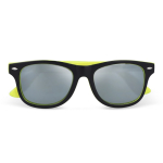 Lunettes de soleil bicolores avec verres polarisés UV400 couleur jaune deuxième vue