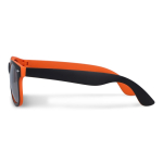 Lunettes de soleil bicolores avec verres polarisés UV400 couleur orange quatrière vue