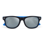 Lunettes de soleil bicolores avec verres polarisés UV400 couleur bleu ciel deuxième vue