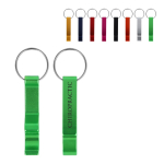 Porte-clés décapsuleur et ouvre-boîtes en aluminium léger