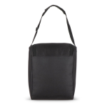 Sac isotherme avec doublure en aluminium et double compartiment 13L couleur noir quatrière vue