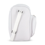 Sac isotherme avec doublure en aluminium et double compartiment 13L couleur blanc cinquième vue