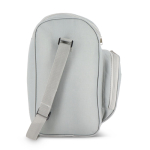 Sac isotherme avec doublure en aluminium et double compartiment 13L couleur gris cinquième vue