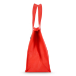Petit sac isotherme de transport avec doublure intérieure en aluminium couleur rouge sixième vue