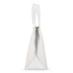 Petit sac isotherme de transport avec doublure intérieure en aluminium couleur blanc cinquième vue